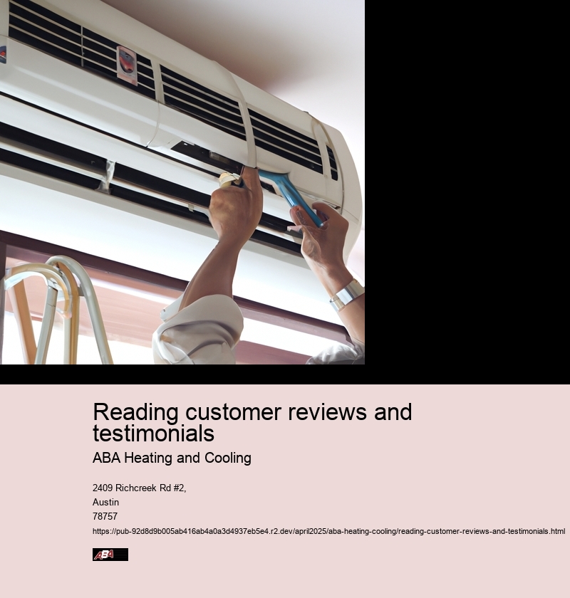 Reading customer reviews and testimonials