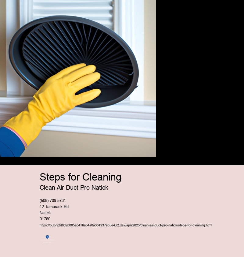 Steps for Cleaning