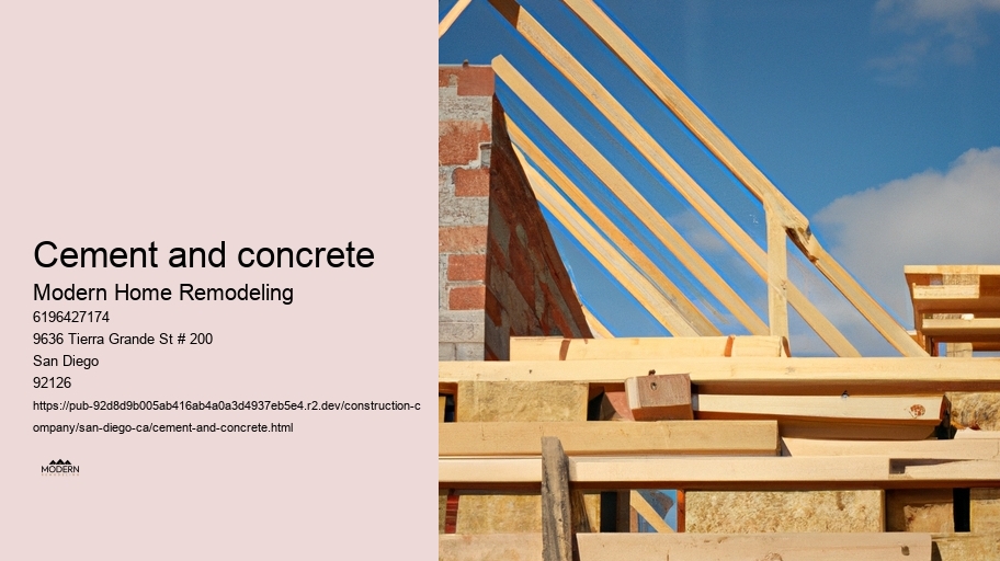 Cement and concrete