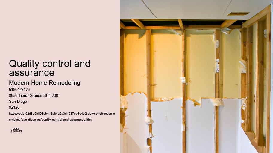 Quality control and assurance