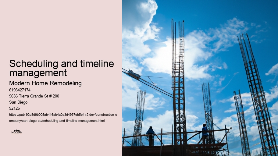 Scheduling and timeline management