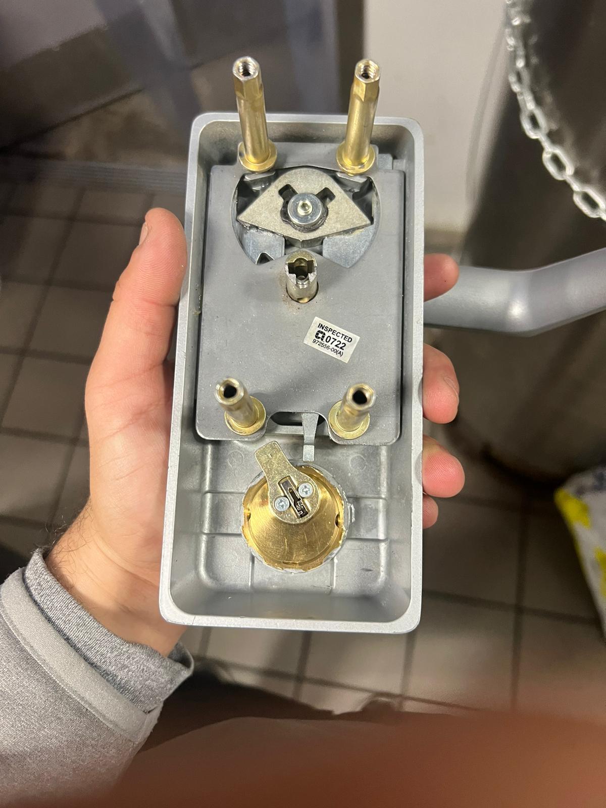 Steps involved in the lock installation process