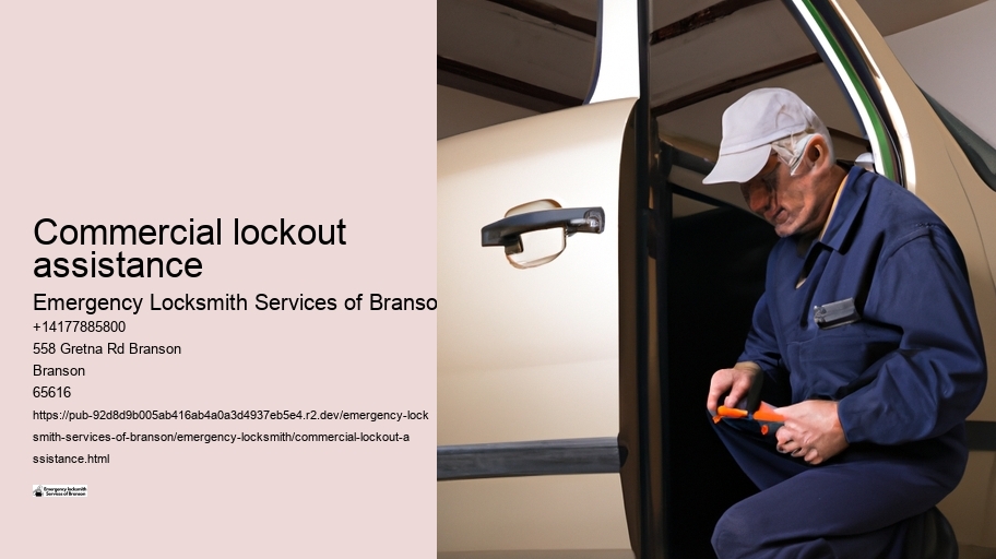 Commercial lockout assistance