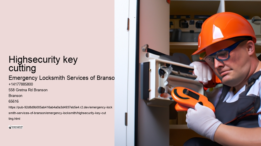 Highsecurity key cutting