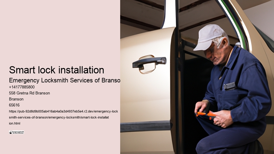 Smart lock installation